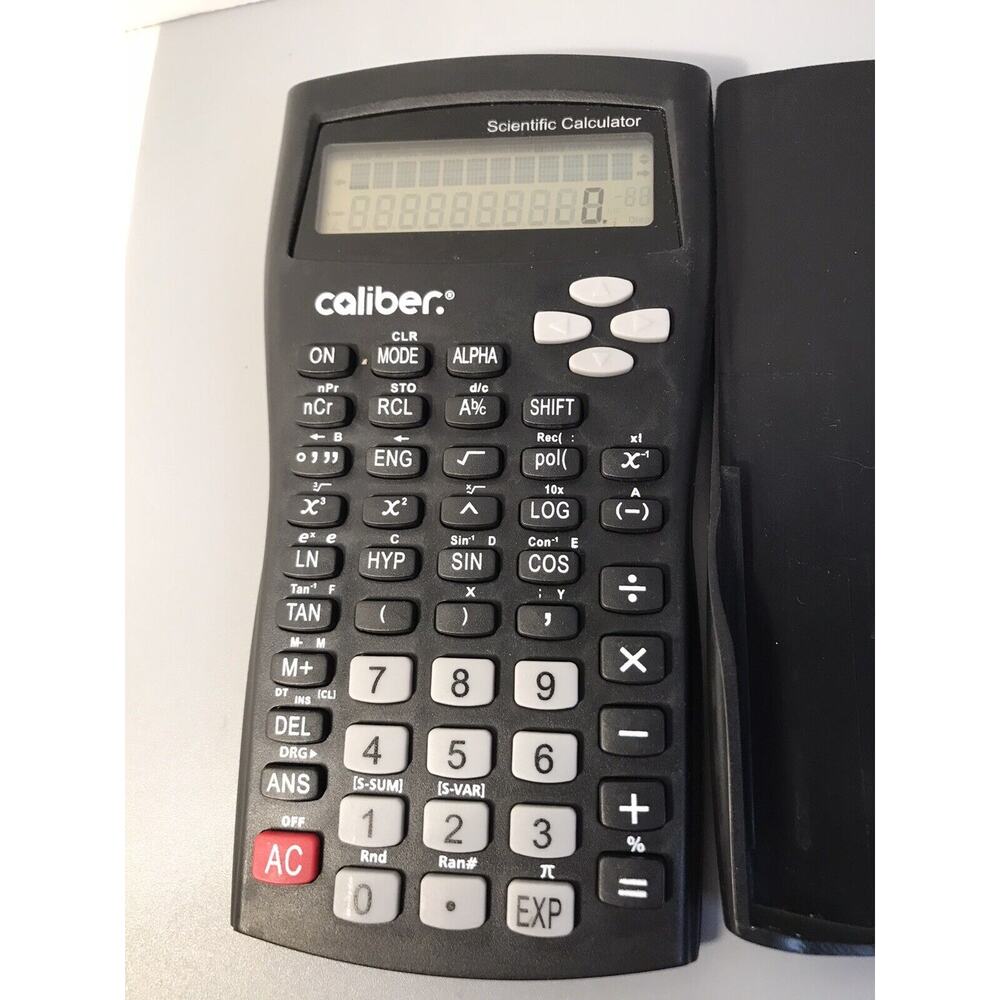 Caliber + Texas Instruments Scientific Calculators With Covers Lot Of 2 Math - Picture 4 of 9